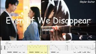 [My Demon OST 4] DAWN(던) - Even If We Disappear Fingerstyle Guitar   TABS