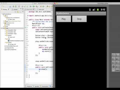 Android: Playing Audio Files