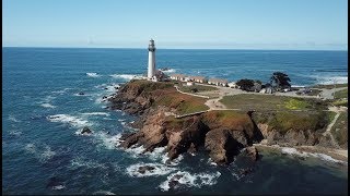 Pigeon Point Lighthouse, California Coast (Mavic Pro drone)