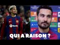  gundogan vs araujo qui a raison  le club prpare dj la saison prochaine 