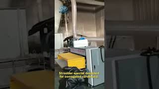 100-3000kg/h Waste Books/Newspapers/Textbooks/Cardboard/Paper Tubes/Packaging Paper Shredder Machine