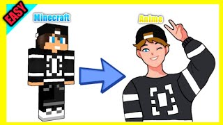 Draw your minecraft skin or roblox avatar my anime style by Tanpeiii