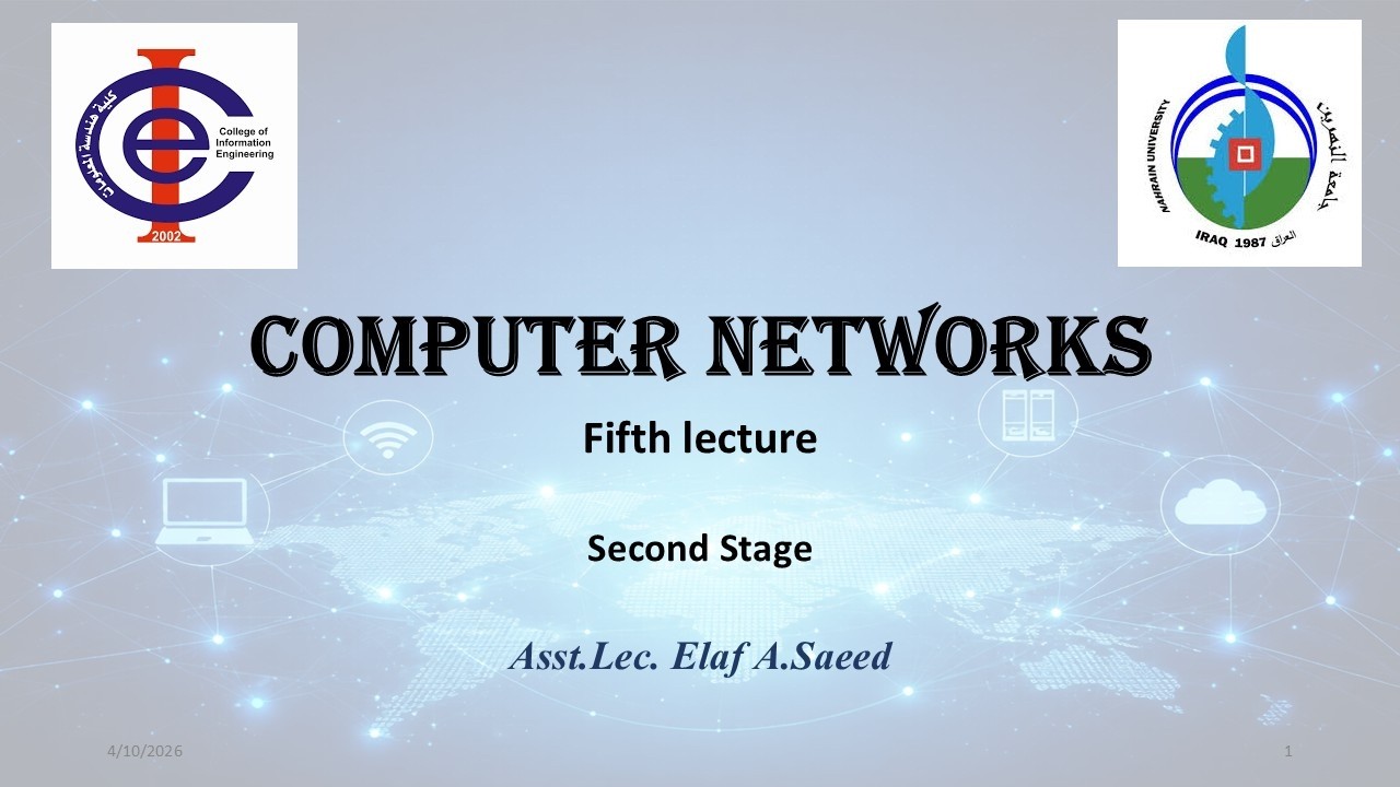 Computer Networks - Fifth lecture - YouTube