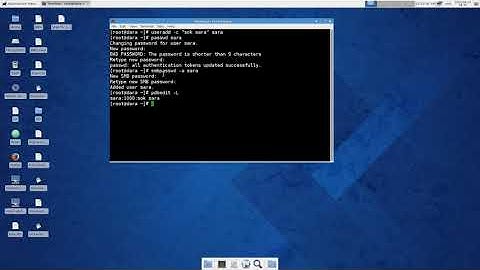 On this video, we will show you how to add user in to Samba Protocol in Fedora Linux