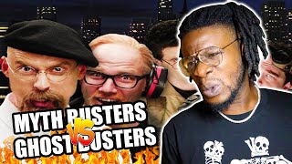 Video-Miniaturansicht von „Ghostbusters vs Mythbusters. Epic Rap Battles of History (REACTION)“