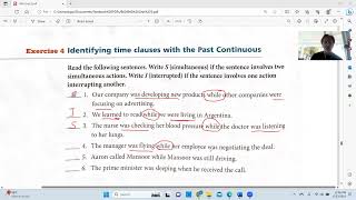 B60 Past Continuous + Subordinating Conjunctions