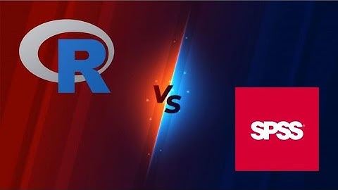 R vs SPSS