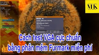 How to test VGA very accurately with free Furmark software. Check old VGA screenshot 4