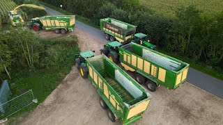 Maisernte 2023! Maishäckseln mit Krone Technik / Fendt 1050 & JohnDeere 8R Traktor ! (Teil 2)