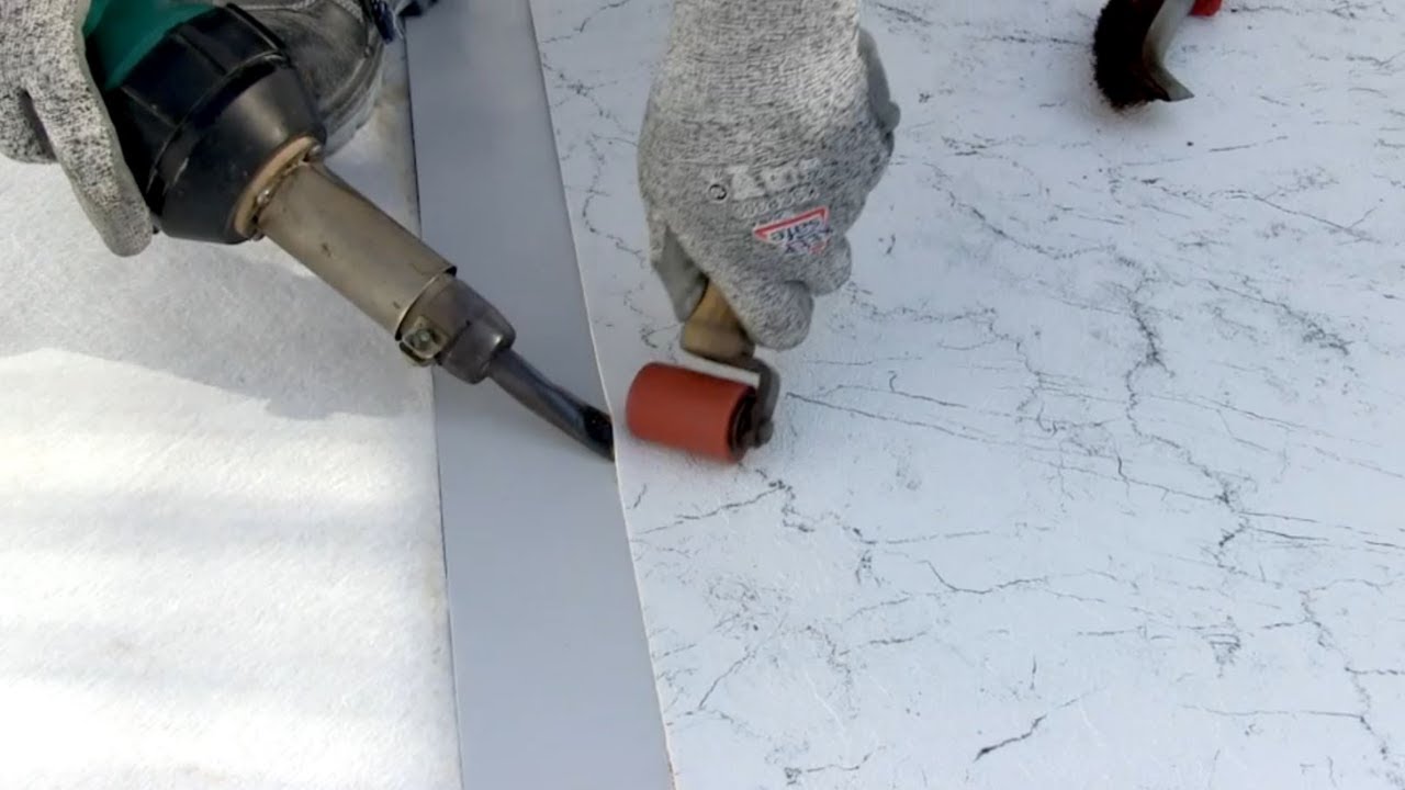 Edge-to-edge welding: How to install the SOPREMAPOOL 3D reinforced membrane at the bottom pool-chap4