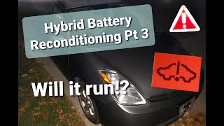 reconditioning a prius hybrid battery pt 3