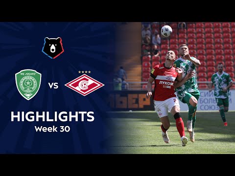 Akhmat Grozny Spartak Moscow Goals And Highlights