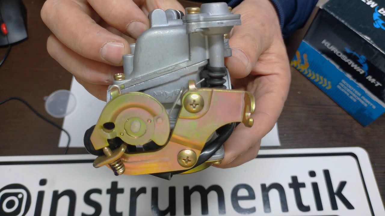 Карбюратор GY6-50/GY6-80 50сс/4-такт Китай (QT-50/QT-26/QT-6A)