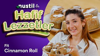 Fit Cinnamon Roll Tarifi Nustil Ile Hafif Lezzetler : Bal Kabağı Çekirdeği Proteini Tozu 💪🎃🥯