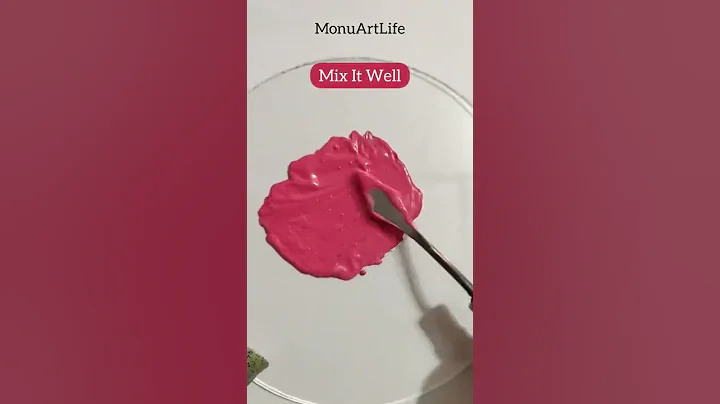 Hot Pink | Color Mixing Tutorial | MonuArtLife | #painting #YTSHORTS #Shorts #trending #trend