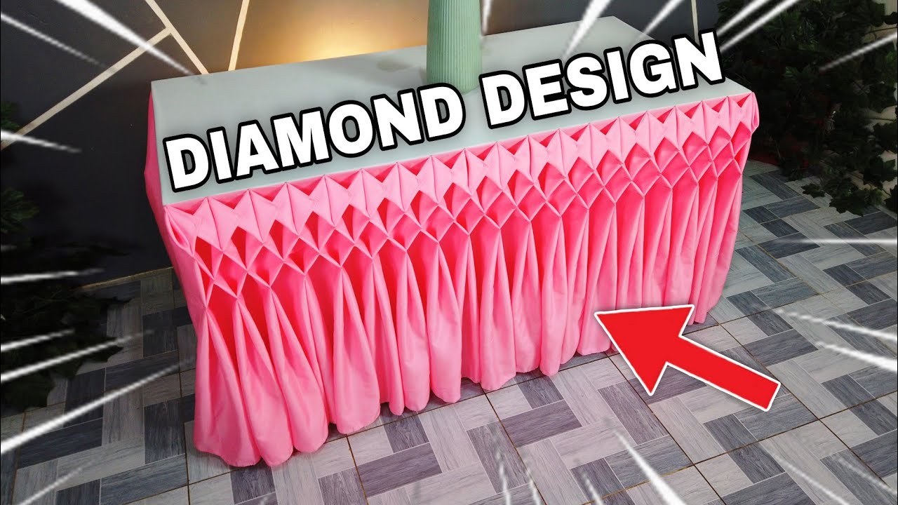 DIAMOND DESIGN TABLE SKIRTING