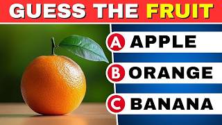 Guess the Fruit & Vegetable in 3 Seconds 🍎🥑🍍 | Easy to Impossible Challenge #QuizAnt #GuessTheFruit