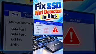 Fix SSD Not Detected in Bios ( 2026 )