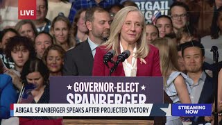 Abigail Spanberger's victory speech Wealth