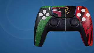 Custom PS 5 Controller using hydrodip-printing technology Shop link in Description