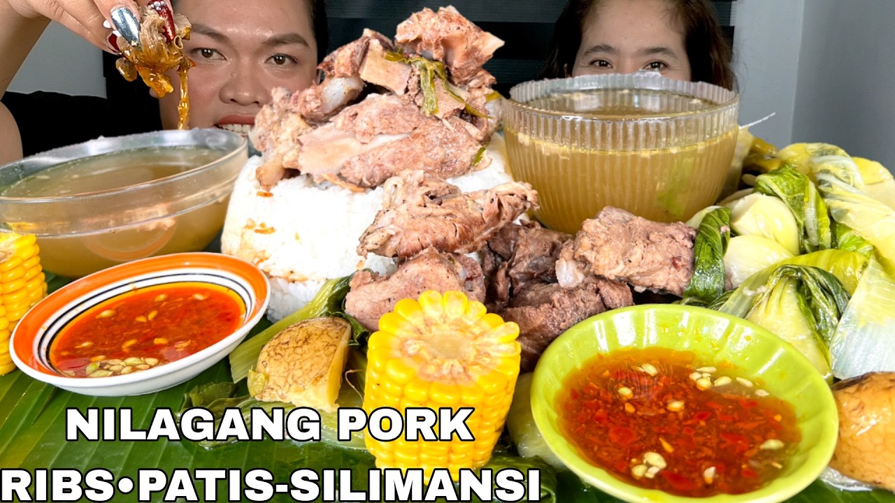 NILAGANG BABOY AT PATIS SILI - MANSI• MUKBANG PHILIPPINES • FILIPINO FOOD