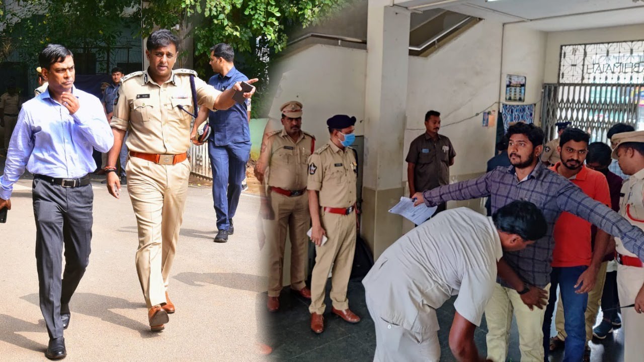 CP Kanthi Rana Tata ips Inspection | AP Constable Exam Centre's ...