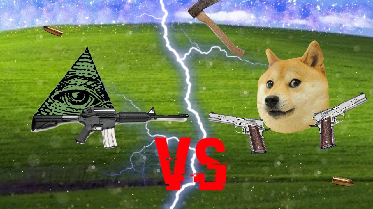 Illuminati Vs Doge Meme Wars Mlg Youtube - mlg doge roblox