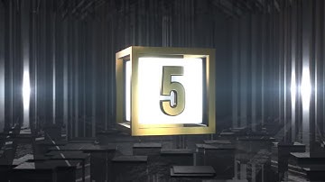 Top 10 Countdown Gold Motion Graphics