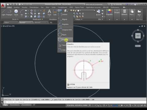 Vidéo: Comment faire le symbole du diamètre dans Autocad ?