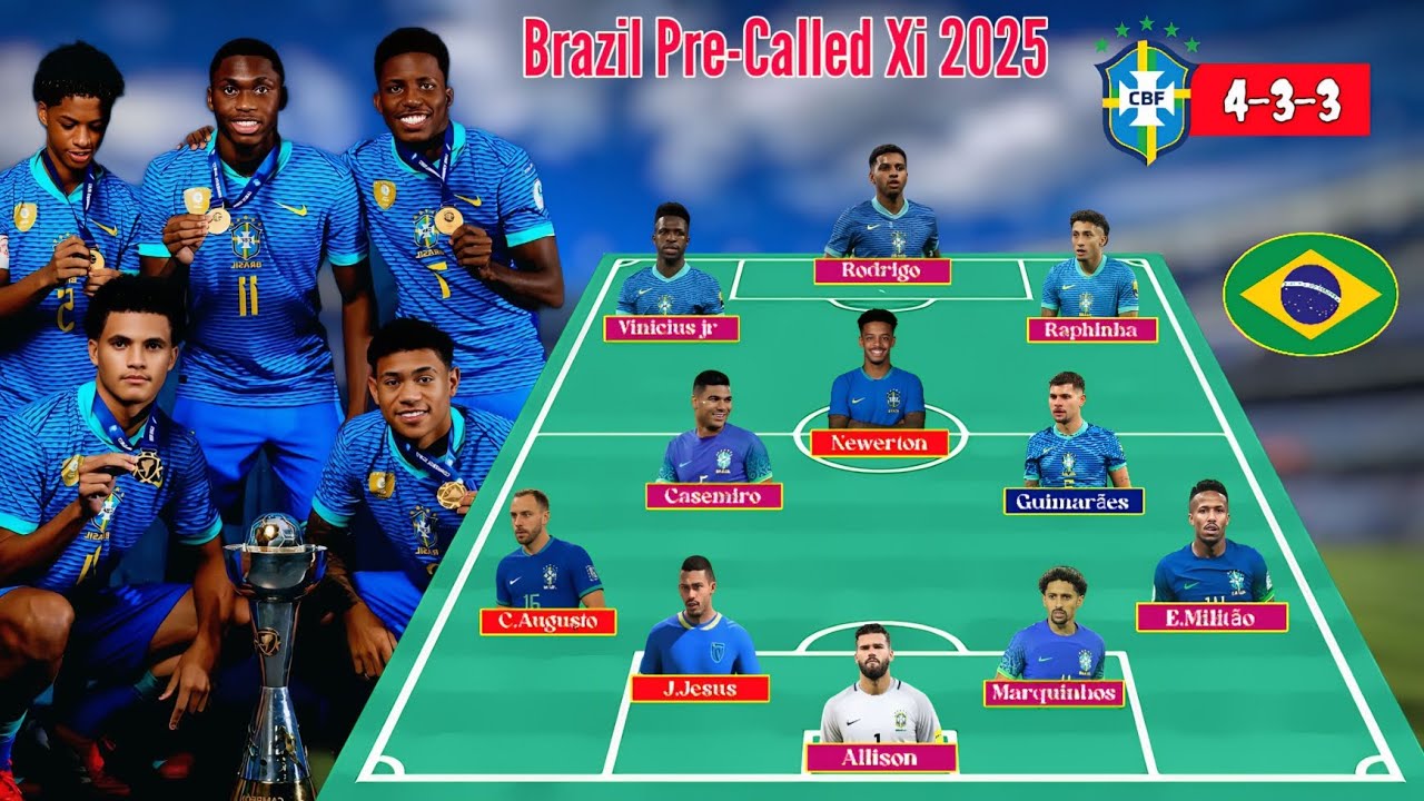 Head coach Carlo Ancelotti has announced the squad for the Brazil team for this season