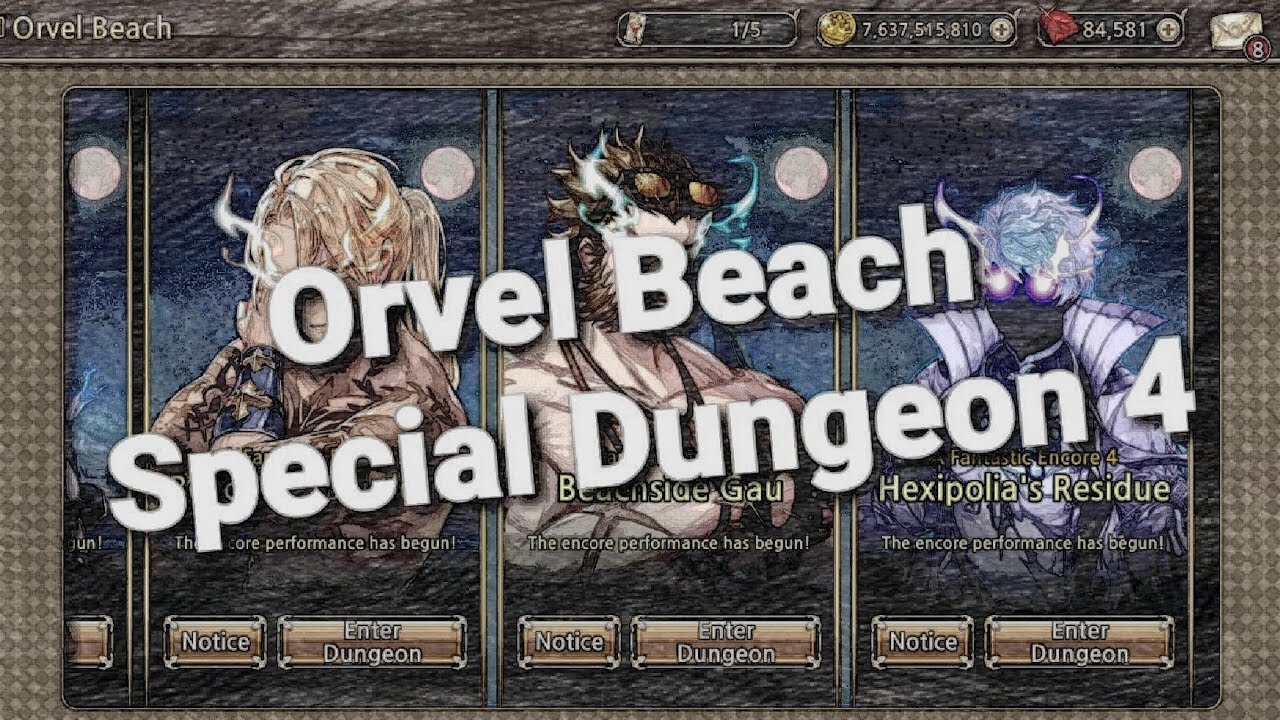 KING'S RAID INDONESIA - ORVEL BEACH SPECIAL DUNGEON 4 - YouTube.