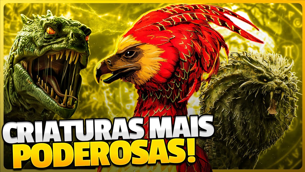 OS 10 ANIMAIS MÁGICOS MAIS PODEROSOS DO UNIVERSO HARRY POTTER!