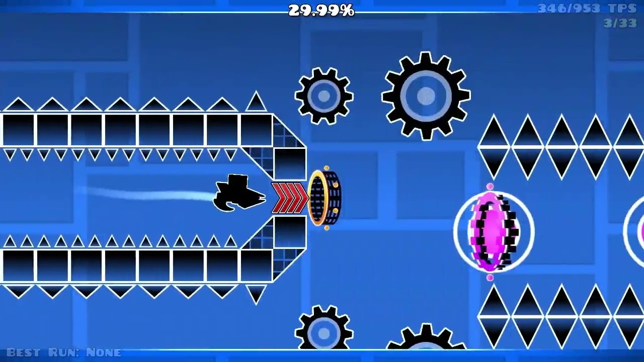 Difficulty experiment w/clicks 100%