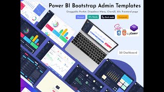 Premium Bootstrap 5 Dashboard of Power BI Admin Panel