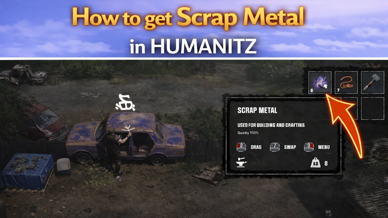 How to Get Scrap Metal in Humanitz (Step by Step)