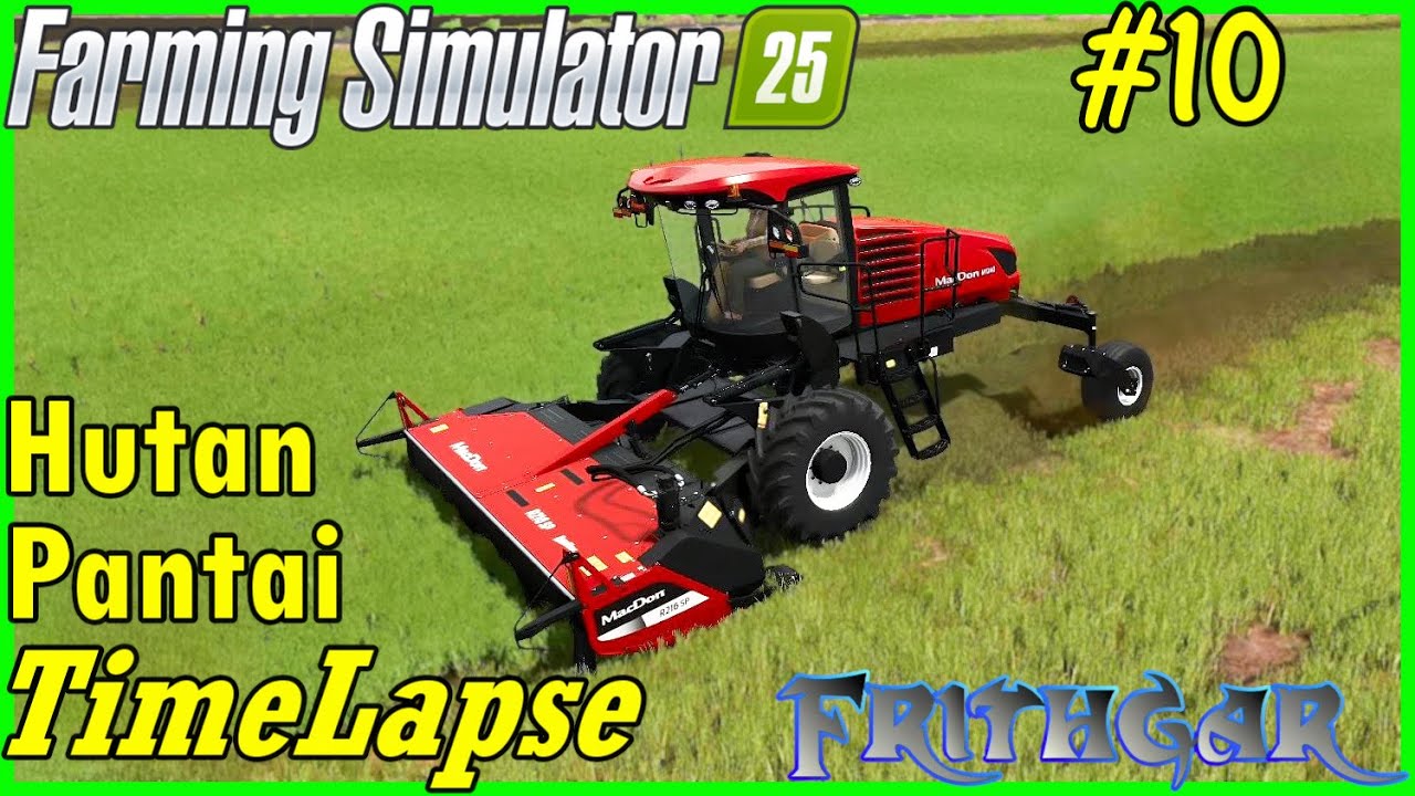 FS25 Timelapse, Beach Forest #10: Пробуем Mac Don!