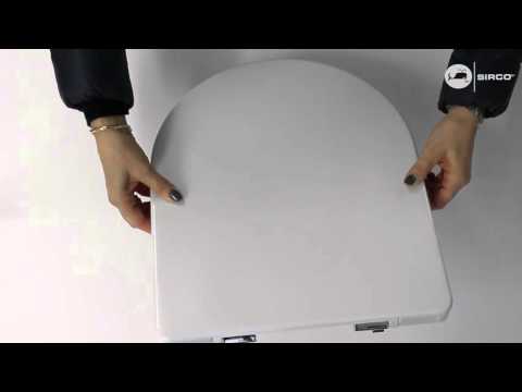 Унітаз підвісний безободковый Італія Flaminia APP з кришкою, видео 1