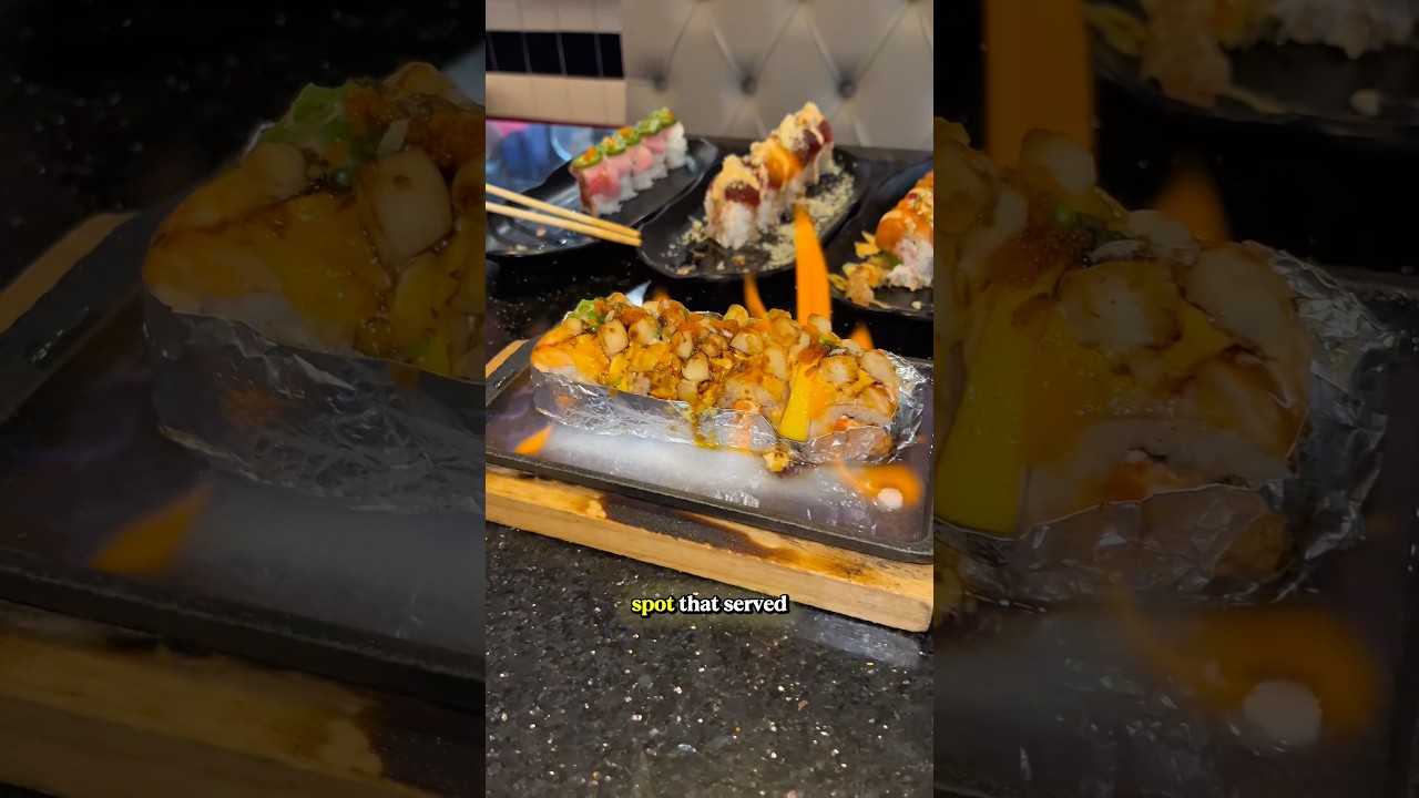 Sushi on FIRE in Redlands, CA! 