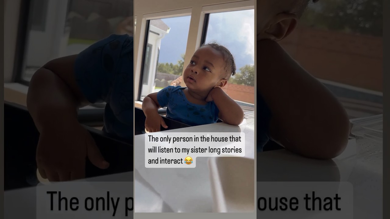 Baby was SO into her story! 😂😍❤️ #blackbabygoals