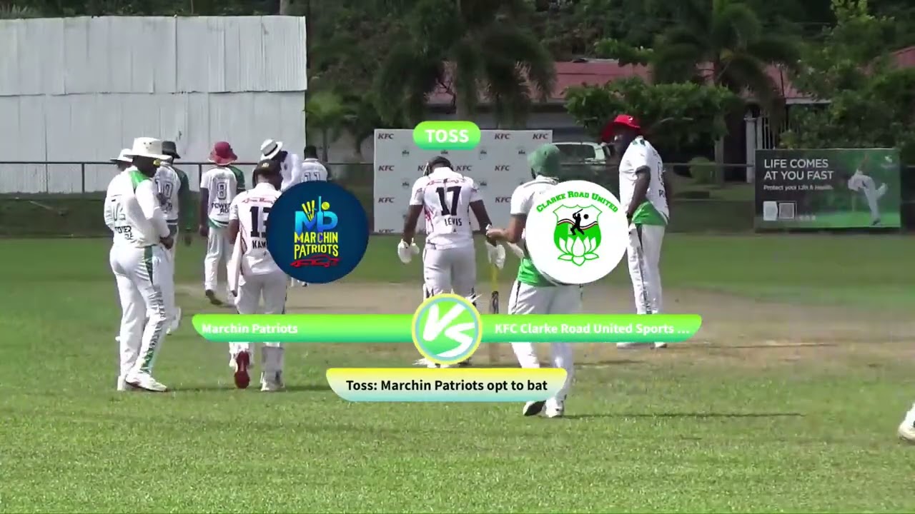 TTCB PREMIERSHIP 1   KFC CLARKE ROAD UNITED VS BESS MOTORS MARCHIN PATRIOTS DAY 1