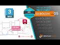 3ds Max I Mimari Projede Eğimli Çizimler I 005