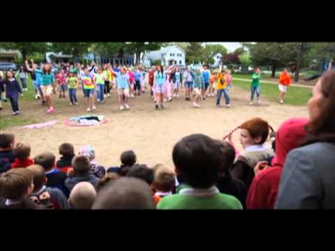 St. Elizabeth Ann Seton Middle School performs a flash mob at Holy Angels Elementary School