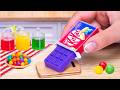 Delicious KITKAT Cake🌈Amazing Miniature Rainbow KitKat Chocolate Cake Decorating Recipes