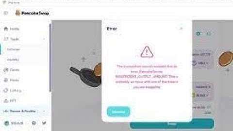 (RESOLVED) insufficient Output Amount Error On Pancakeswap How To Fix
