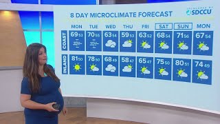 Marine layer locks in along San Diego County Coast, parts of valleys before temps heat up