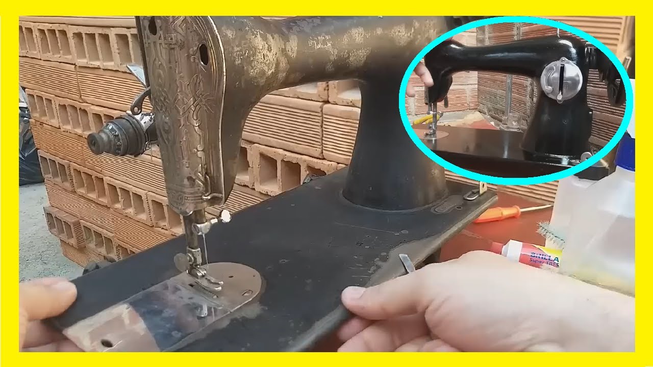 How to RESTORE an OLD sewing machine - YouTube