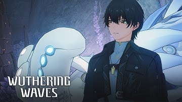 Rover Meets Baizhi Cutscene Animation | Yangyang & Chixia Gliding Together | Wuthering Waves 1.0