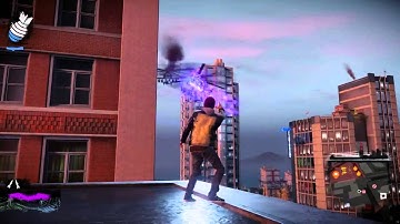 inFAMOUS: Second Son Destroying D.U.P. Mobile Command Center Downtown