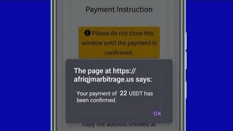 how to deposit to afriq Arbitrage System (AAS)