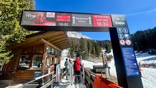 RISALITA INTEGRALE INVERNALE DELLO SKI - LIFT DOPPELMAYR ( N. 24 ) EBEN
